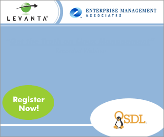 Banner for SysAdmin, co-sponsored by OSDL