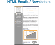 HTMl emails and newsletters